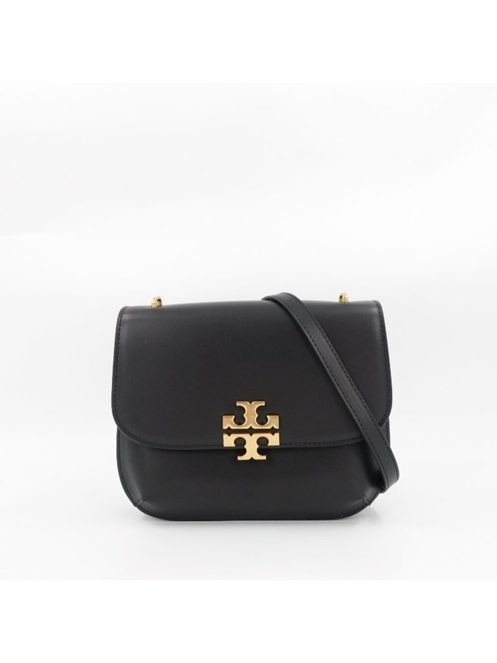 Tory Burch Eleanor Slim Saddlebag Black OS